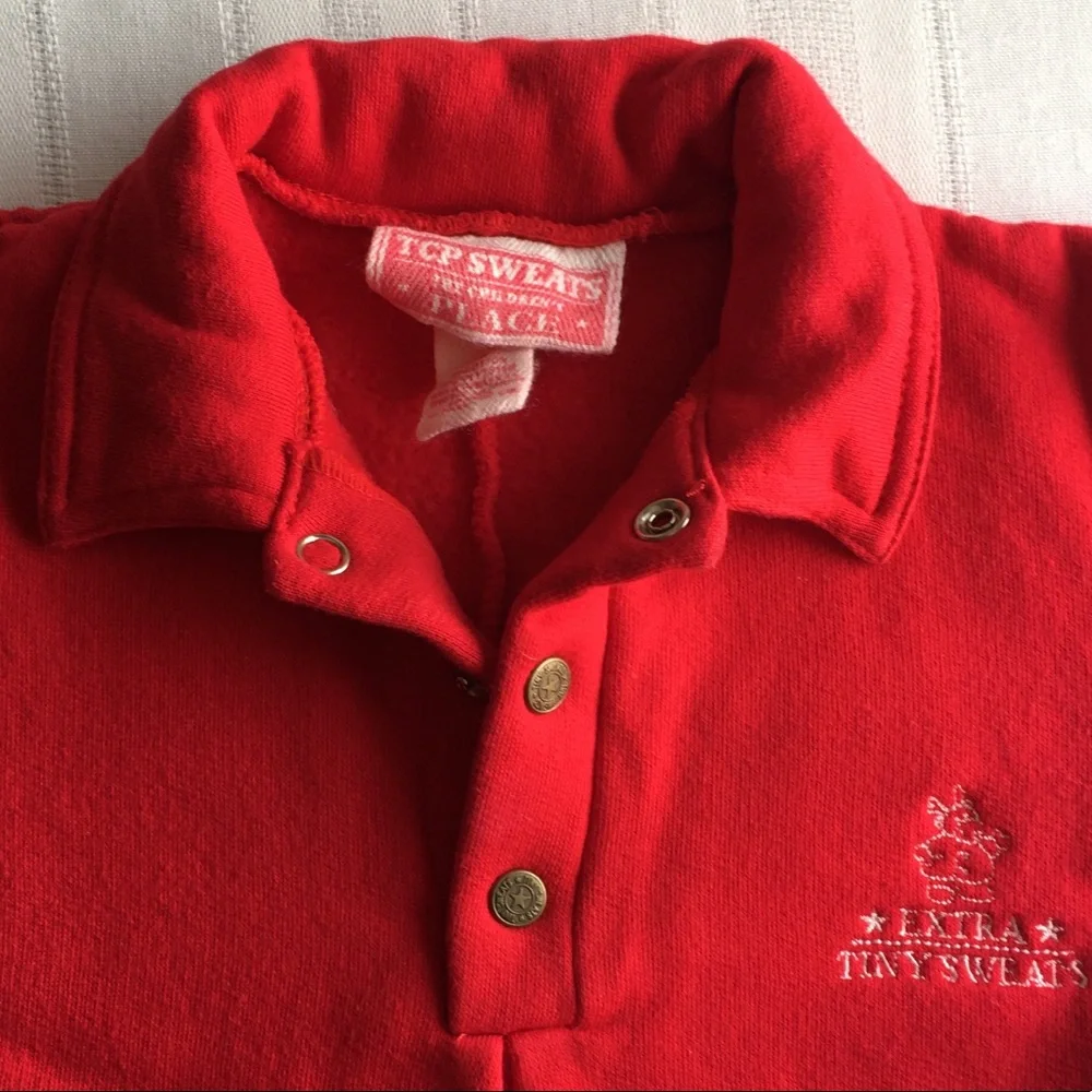 The Children’s Place Tiny Sweats Red Romper